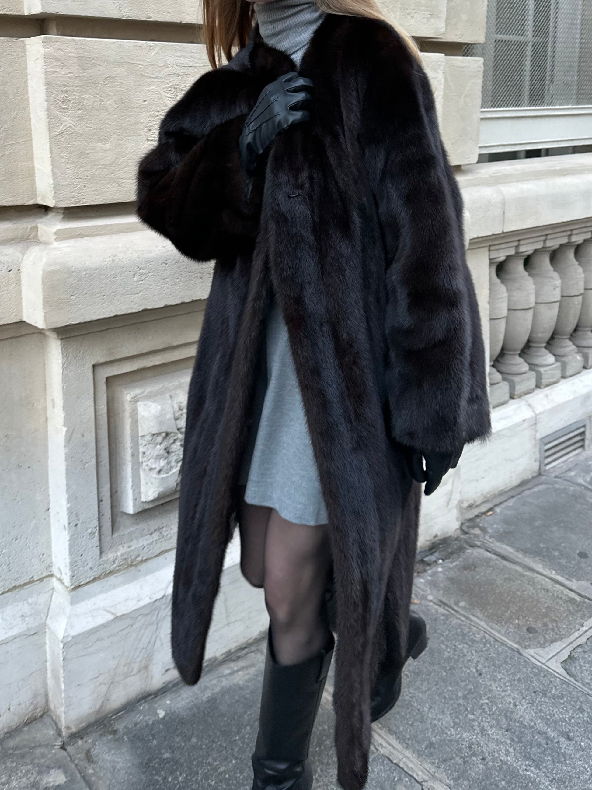Upcycled Vintage Mink Coat #9