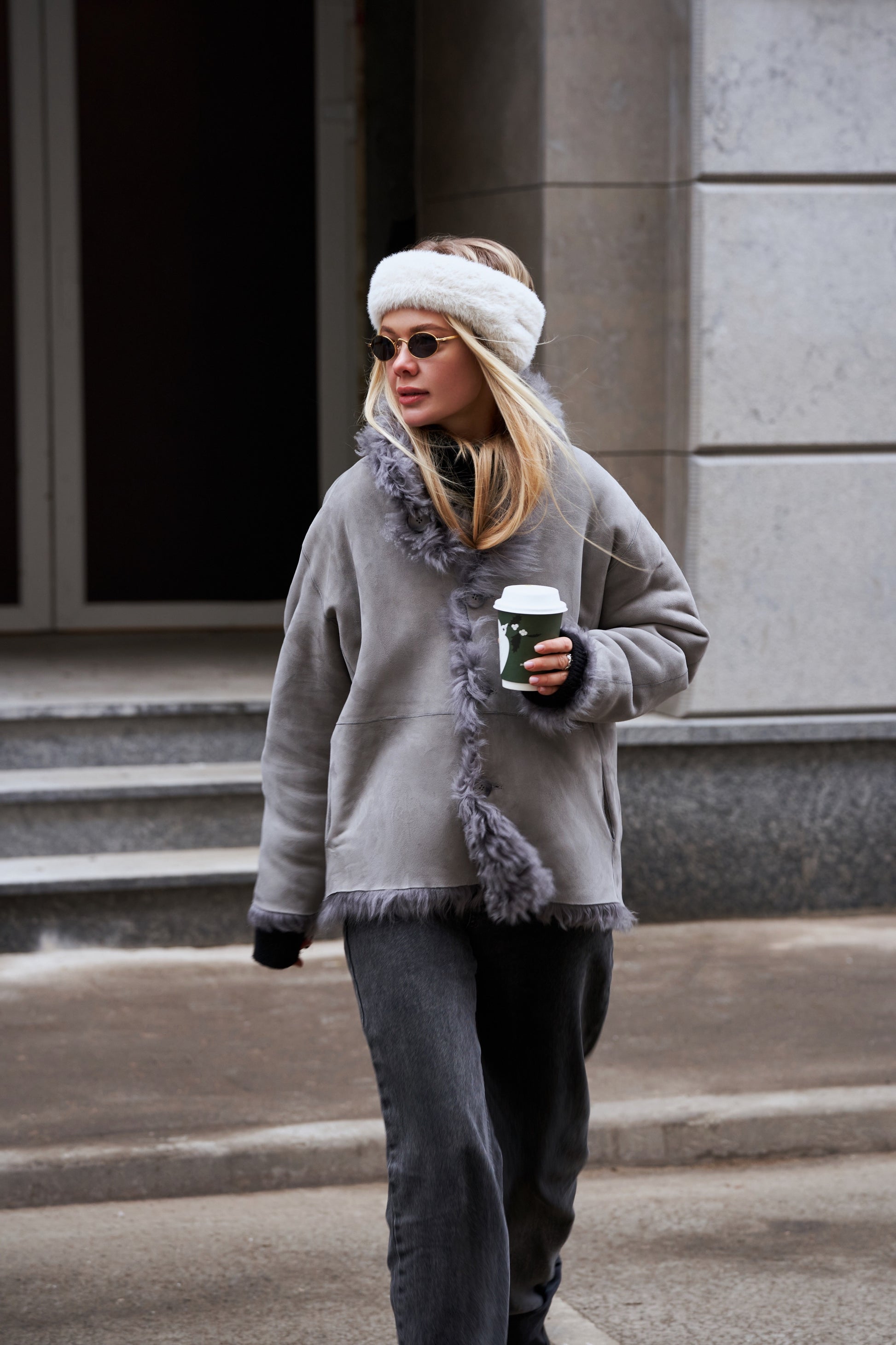 Tigrado Double-Face Shearling Jacket