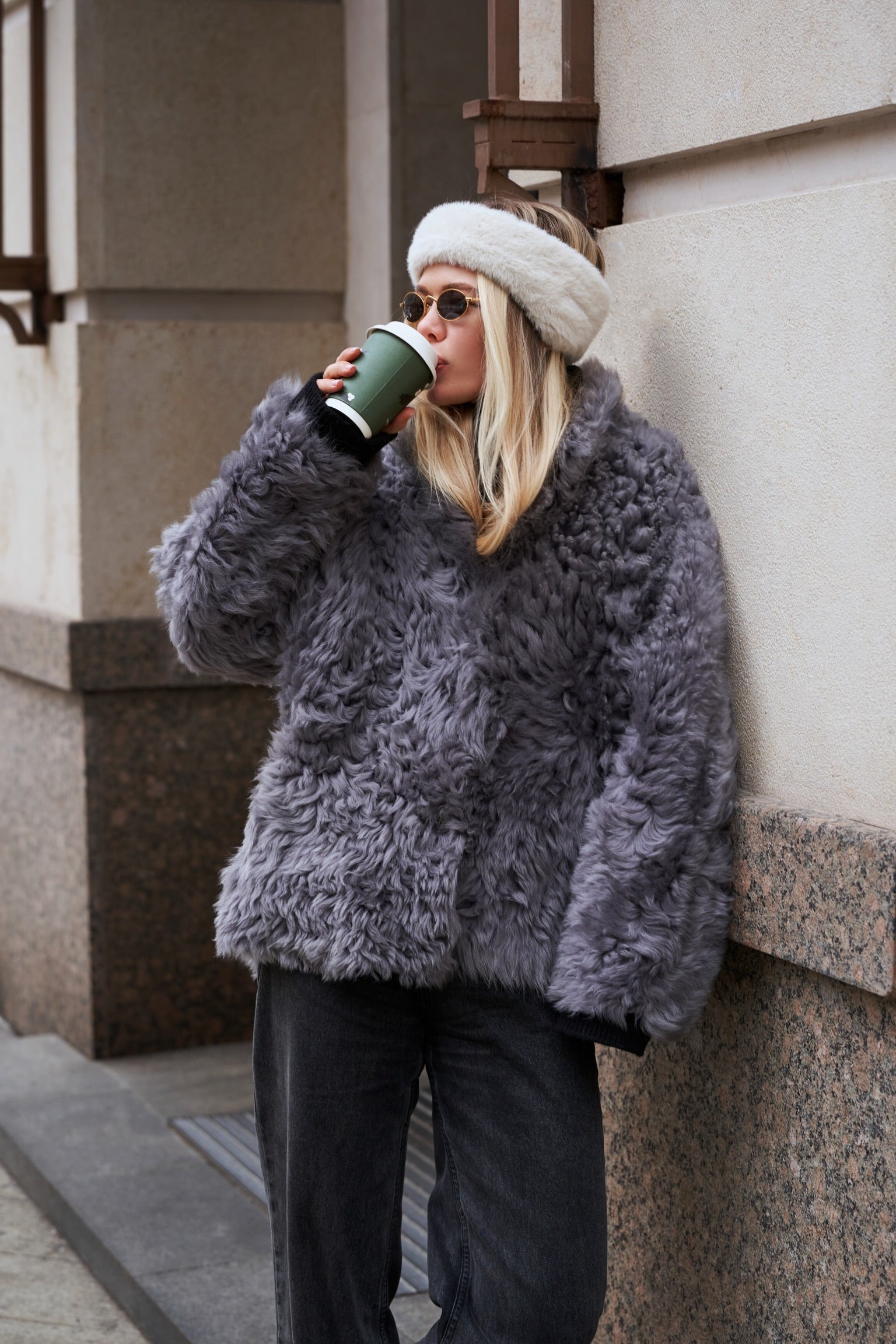 Tigrado Double-Face Shearling Jacket