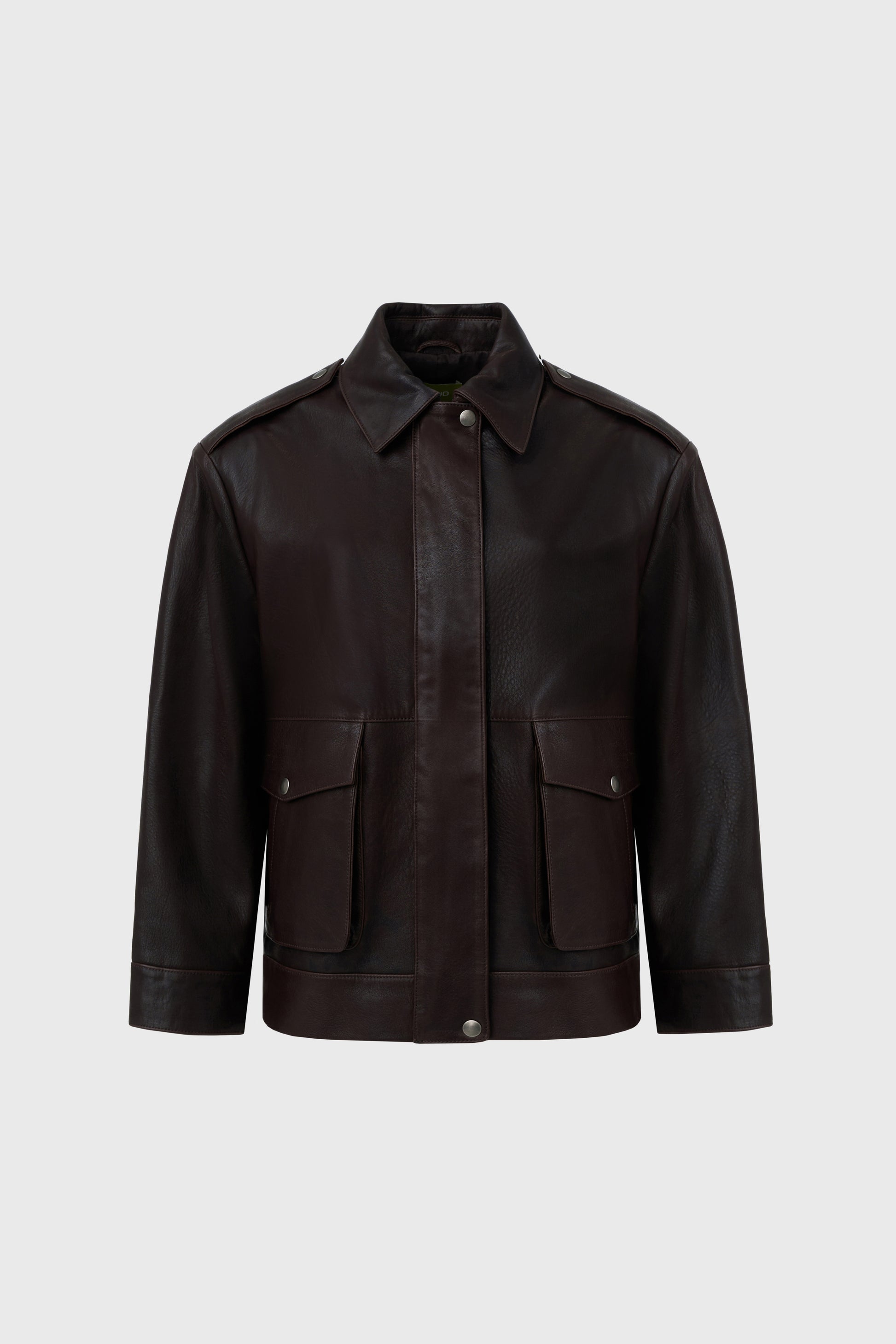 Deauville Bomber Leather Jacket