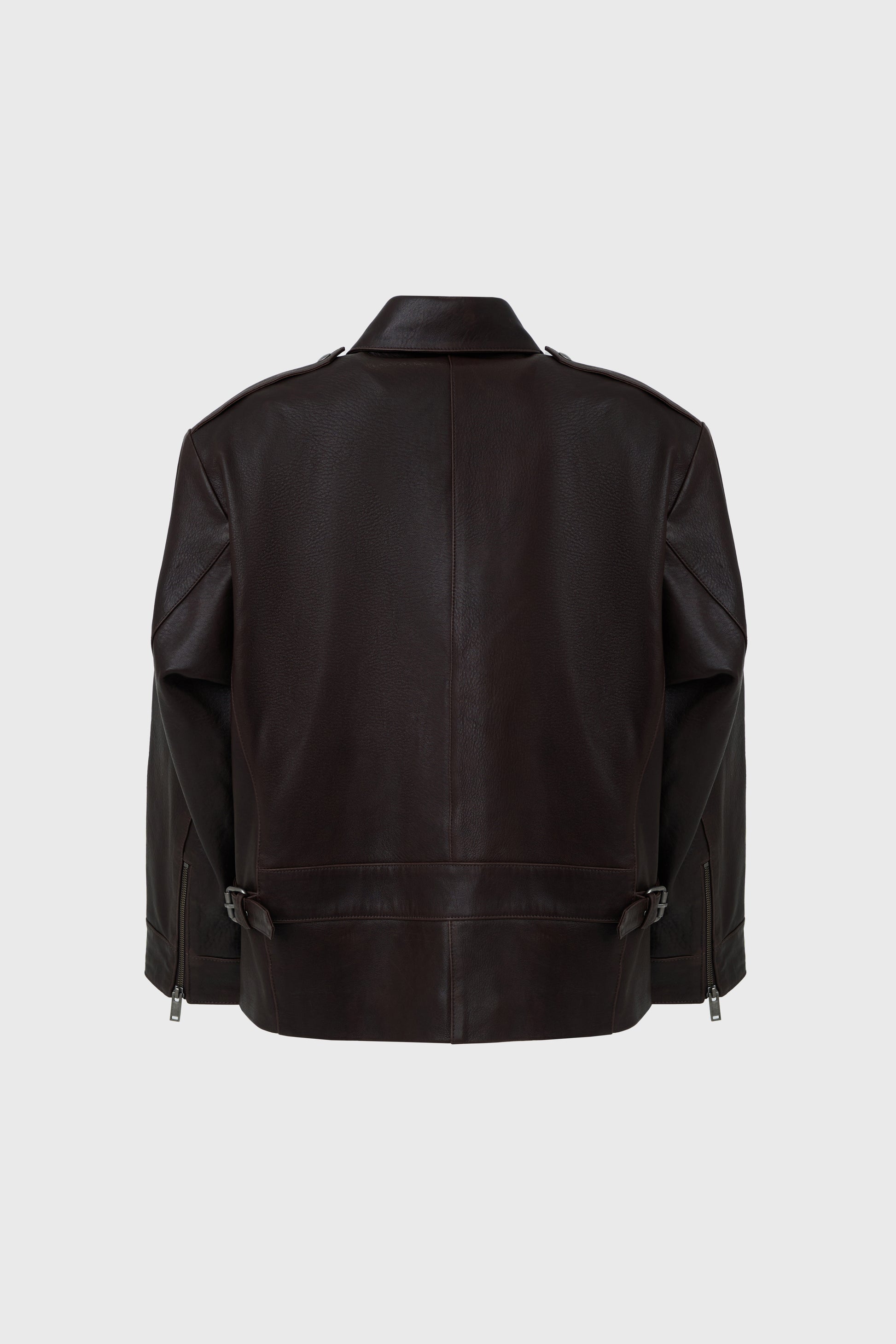 Deauville Bomber Leather Jacket
