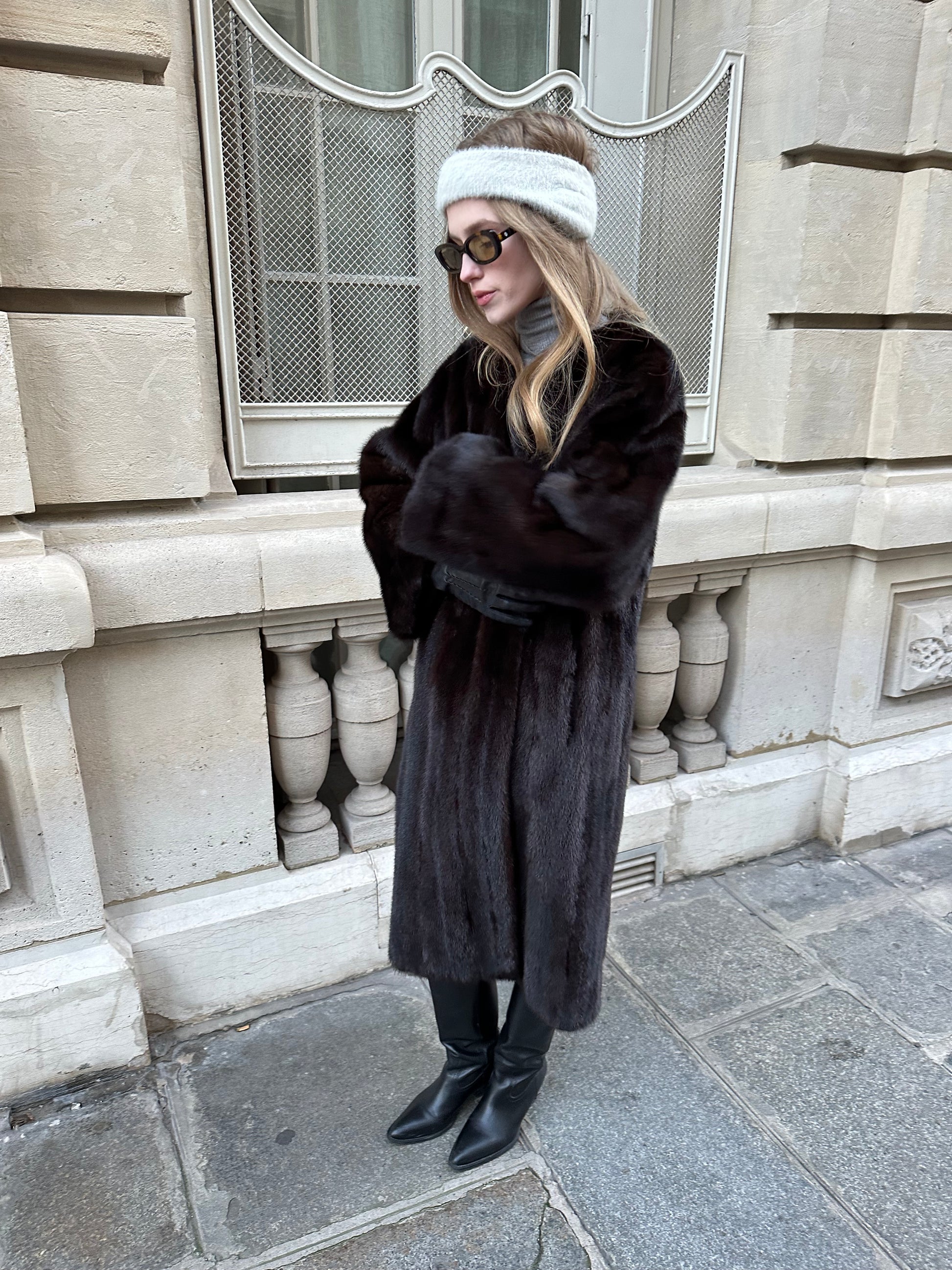 Upcycled Vintage Mink Coat #9