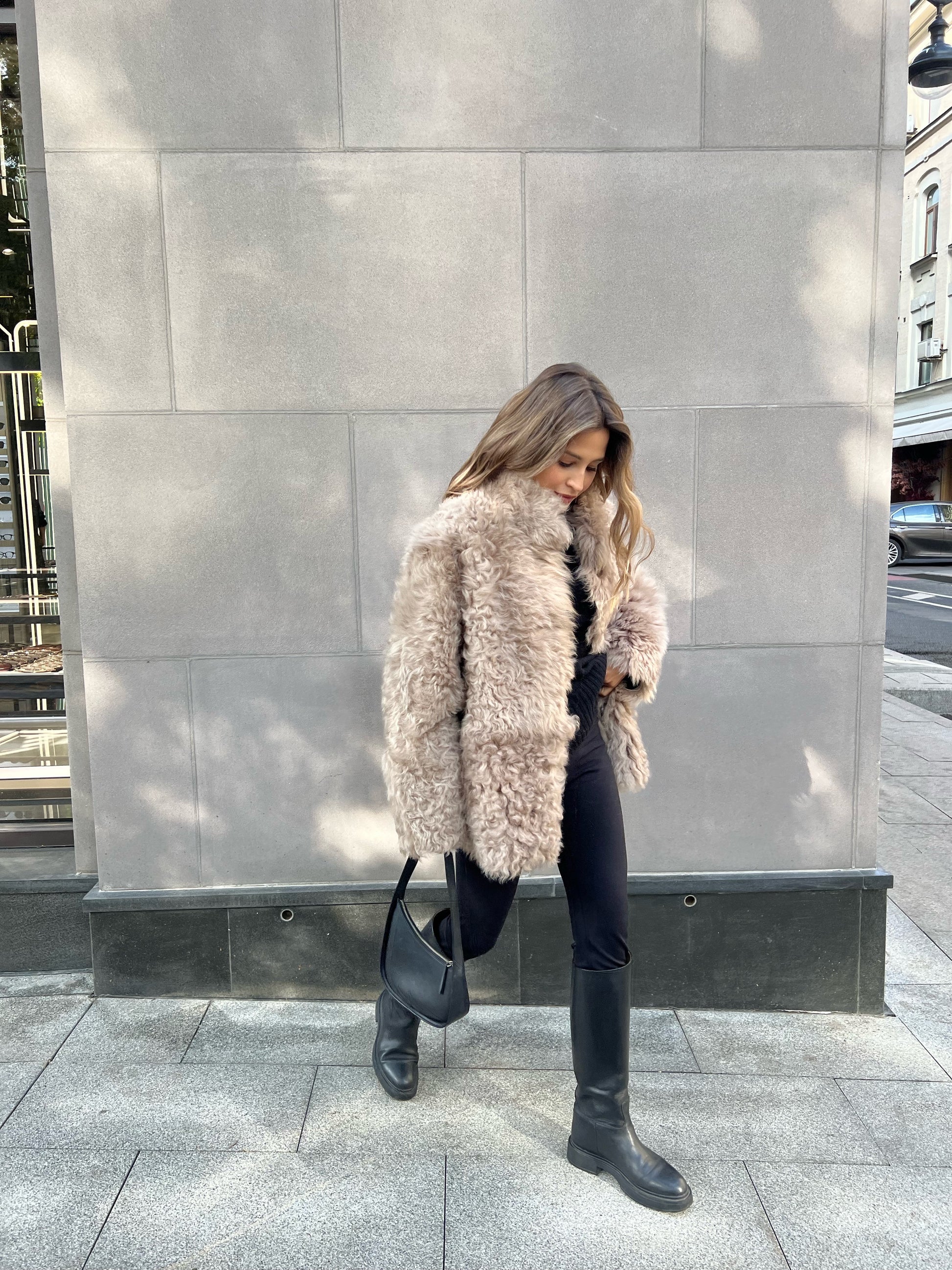 Tigrado Double-Face Shearling Jacket