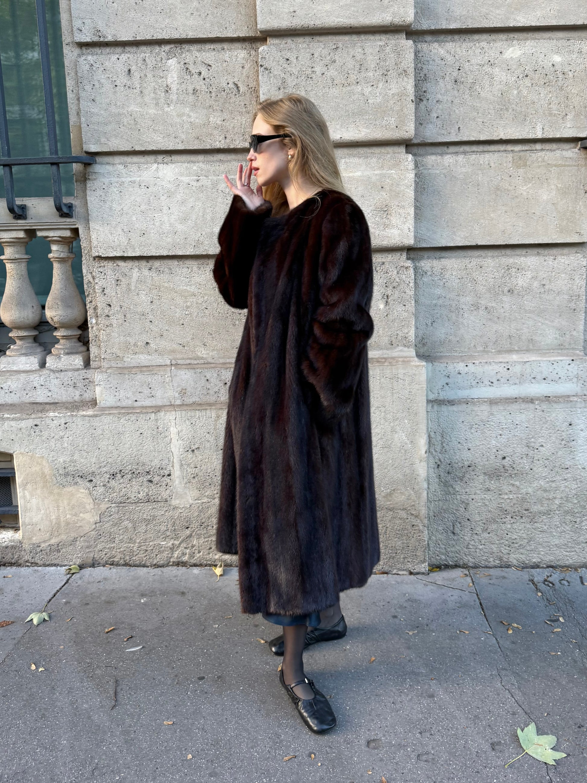 Upcycled Vintage Mink Coat #3
