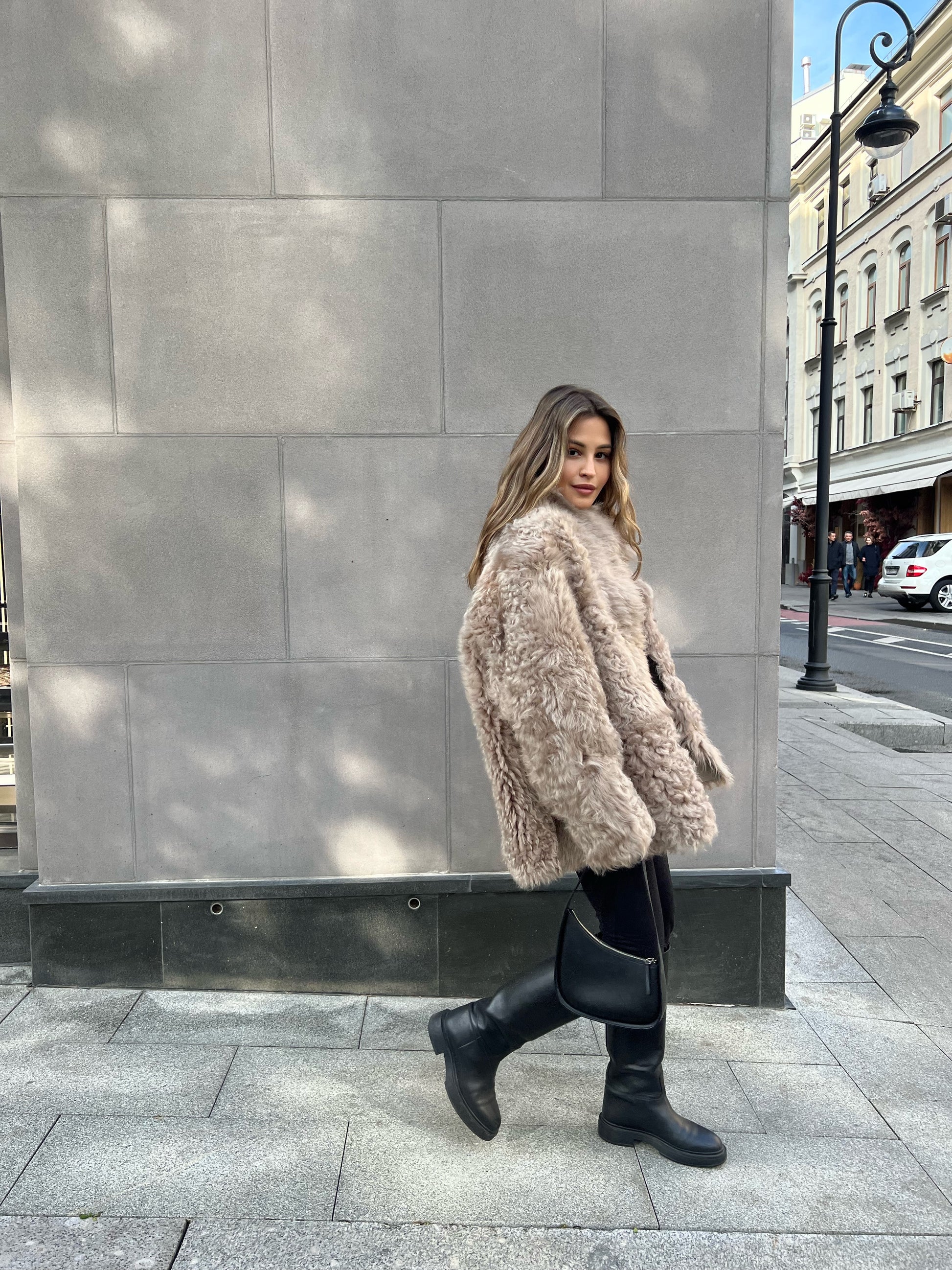 Tigrado Double-Face Shearling Jacket