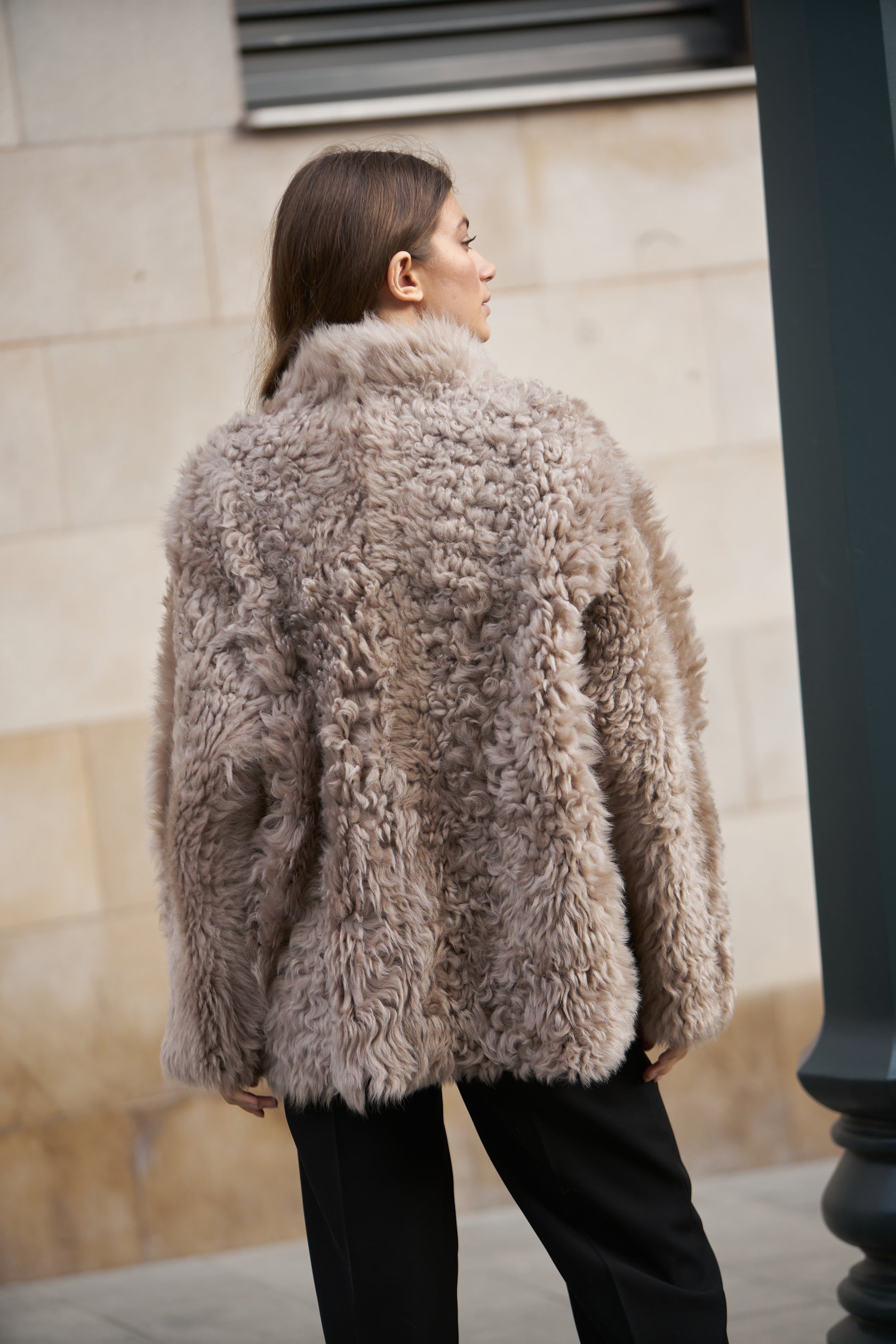 Tigrado Double-Face Shearling Jacket