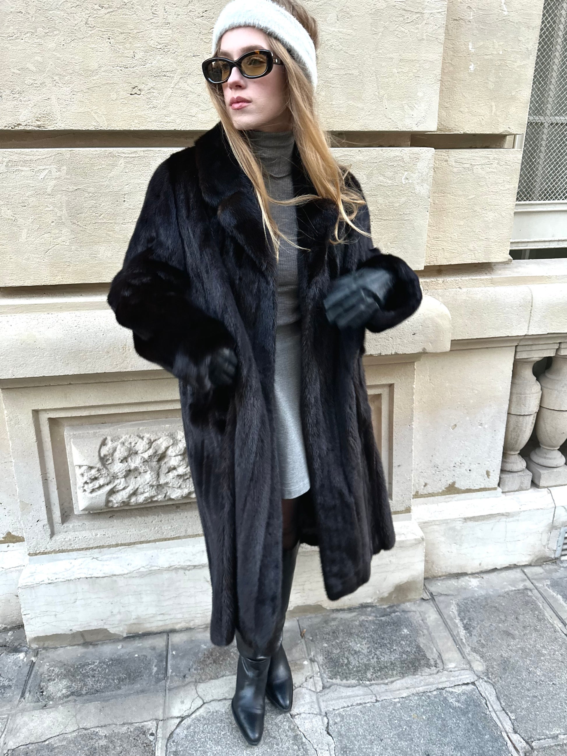 Upcycled Vintage Mink Coat #8