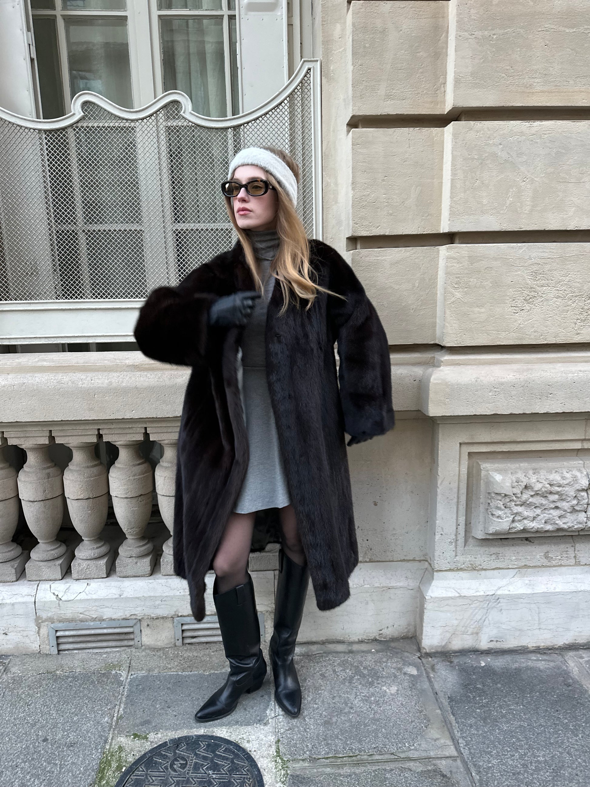 Upcycled Vintage Mink Coat #9