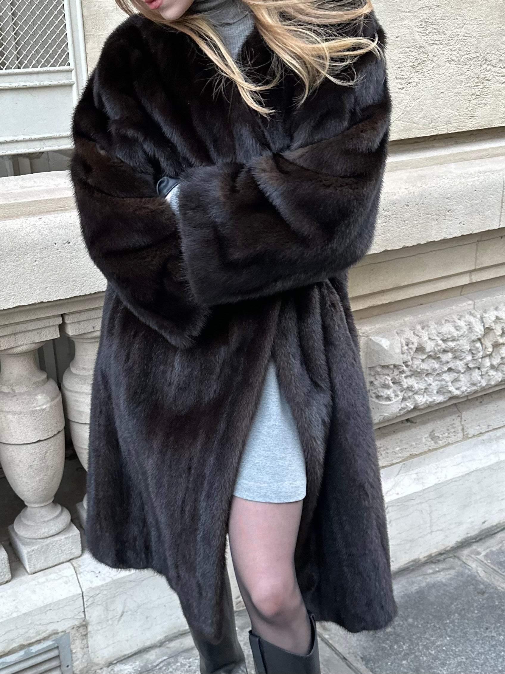 Upcycled Vintage Mink Coat #9