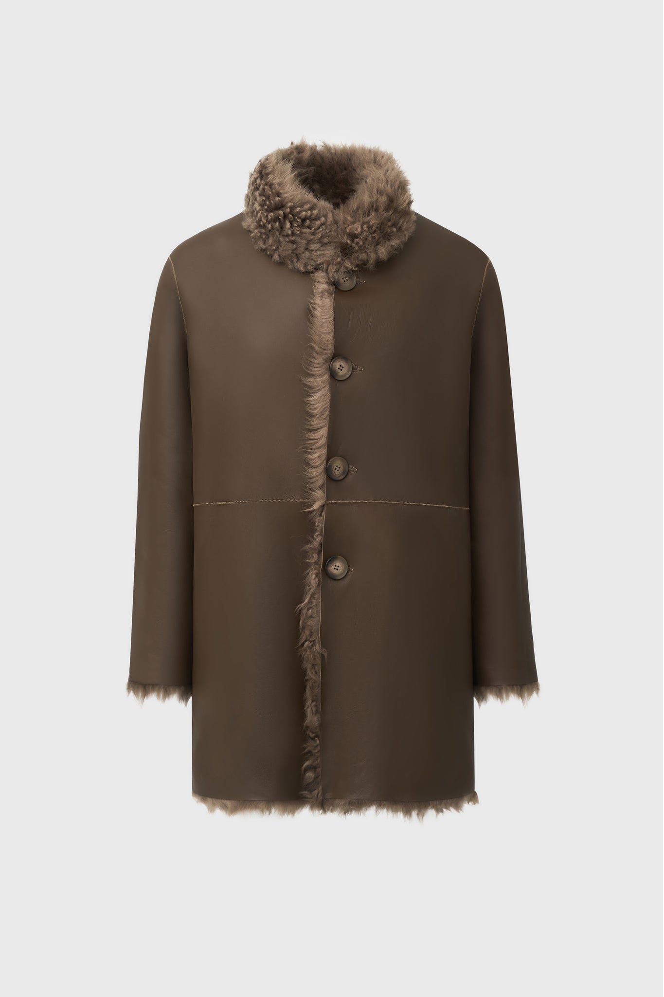 Tigrado Double-Face Shearling Coat
