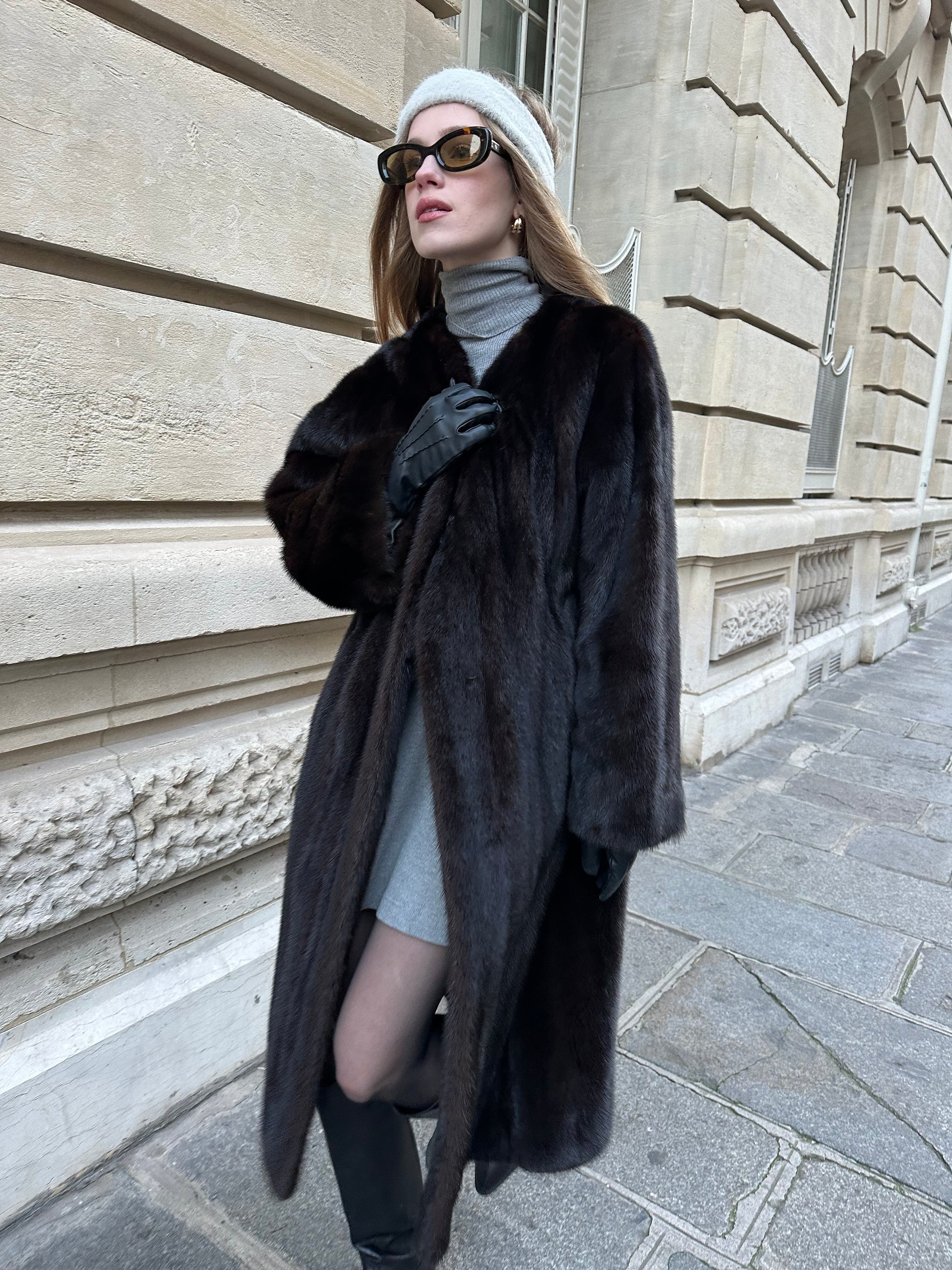 Upcycled Vintage Mink Coat #9
