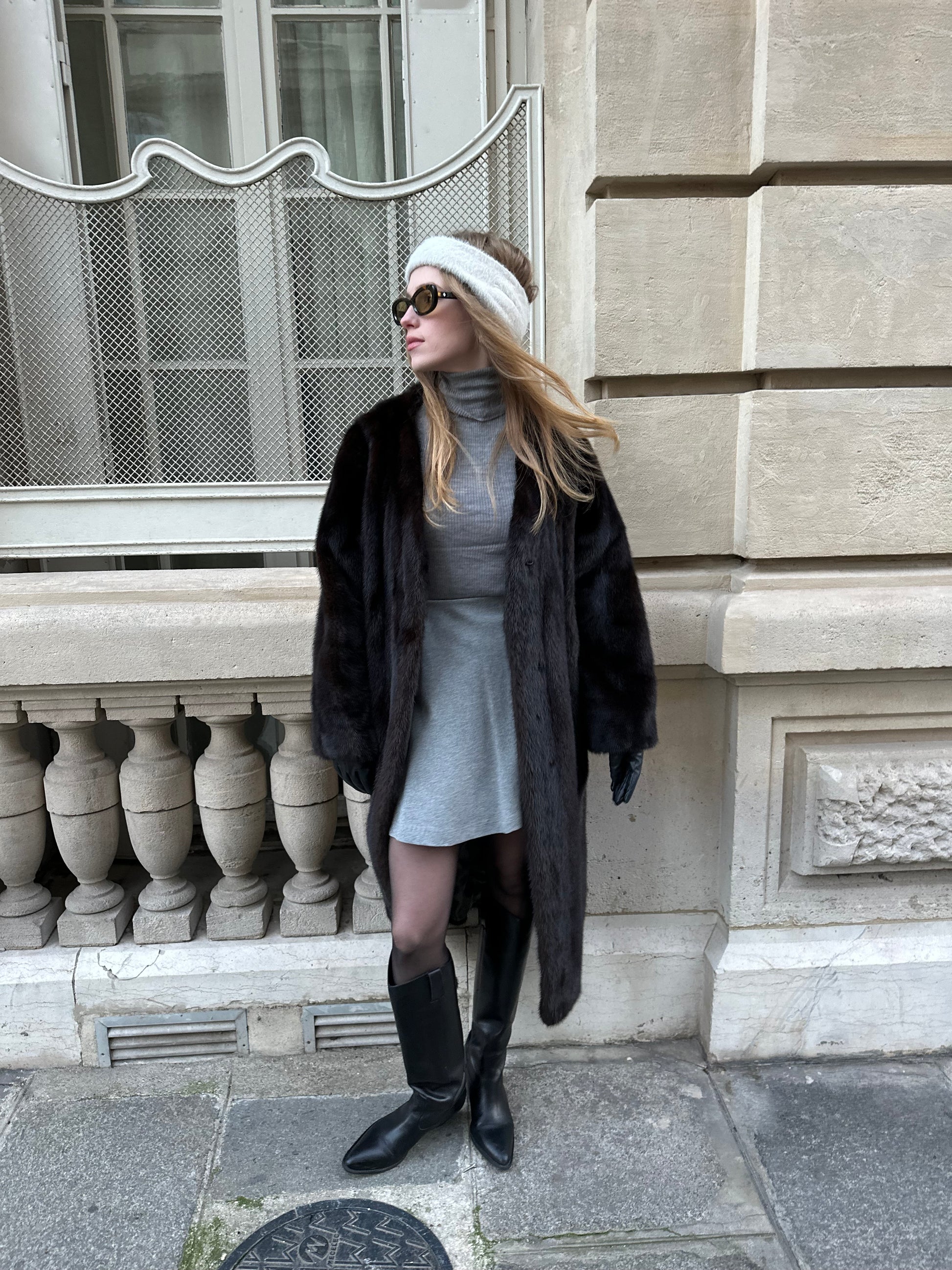 Upcycled Vintage Mink Coat #9