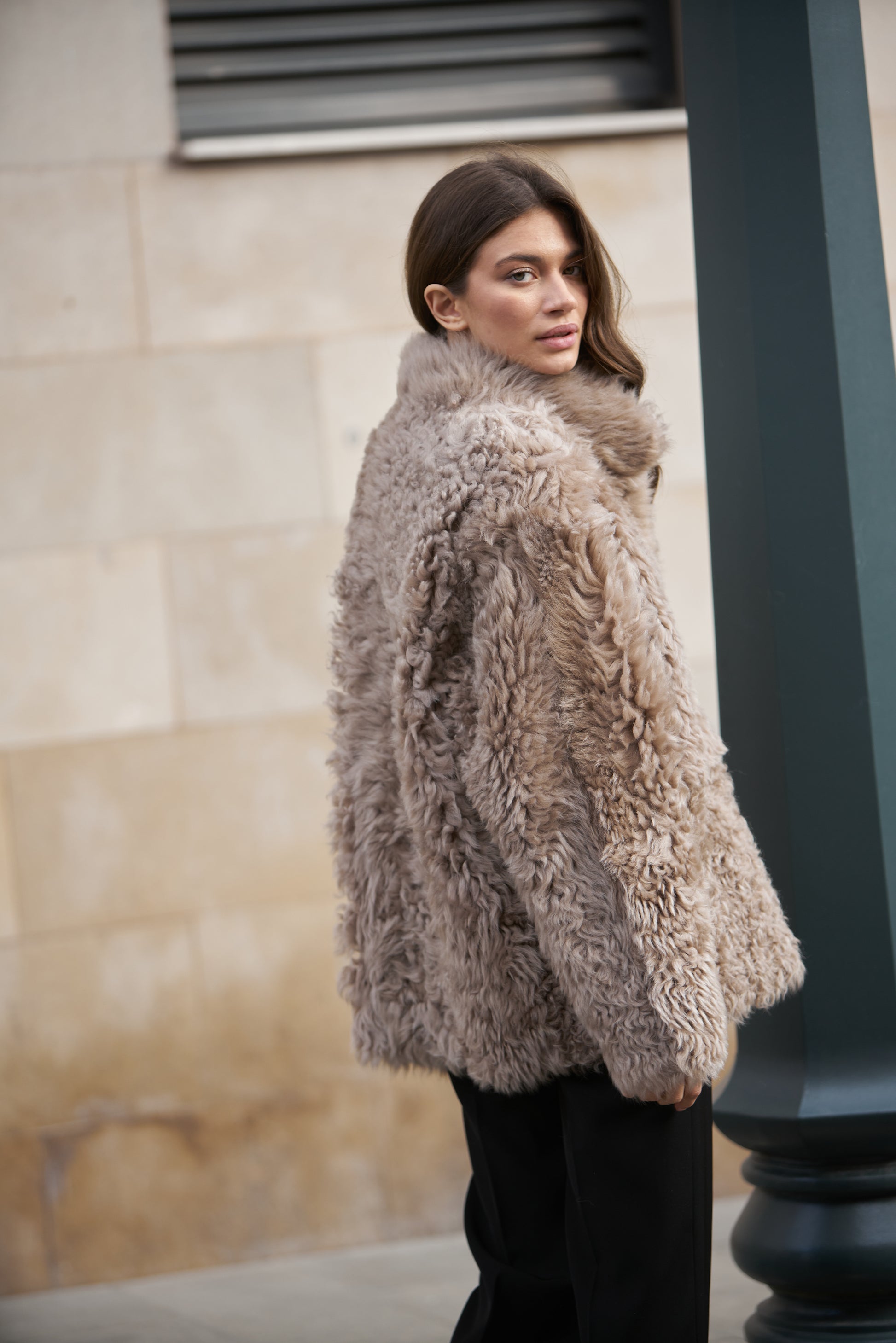 Tigrado Double-Face Shearling Jacket