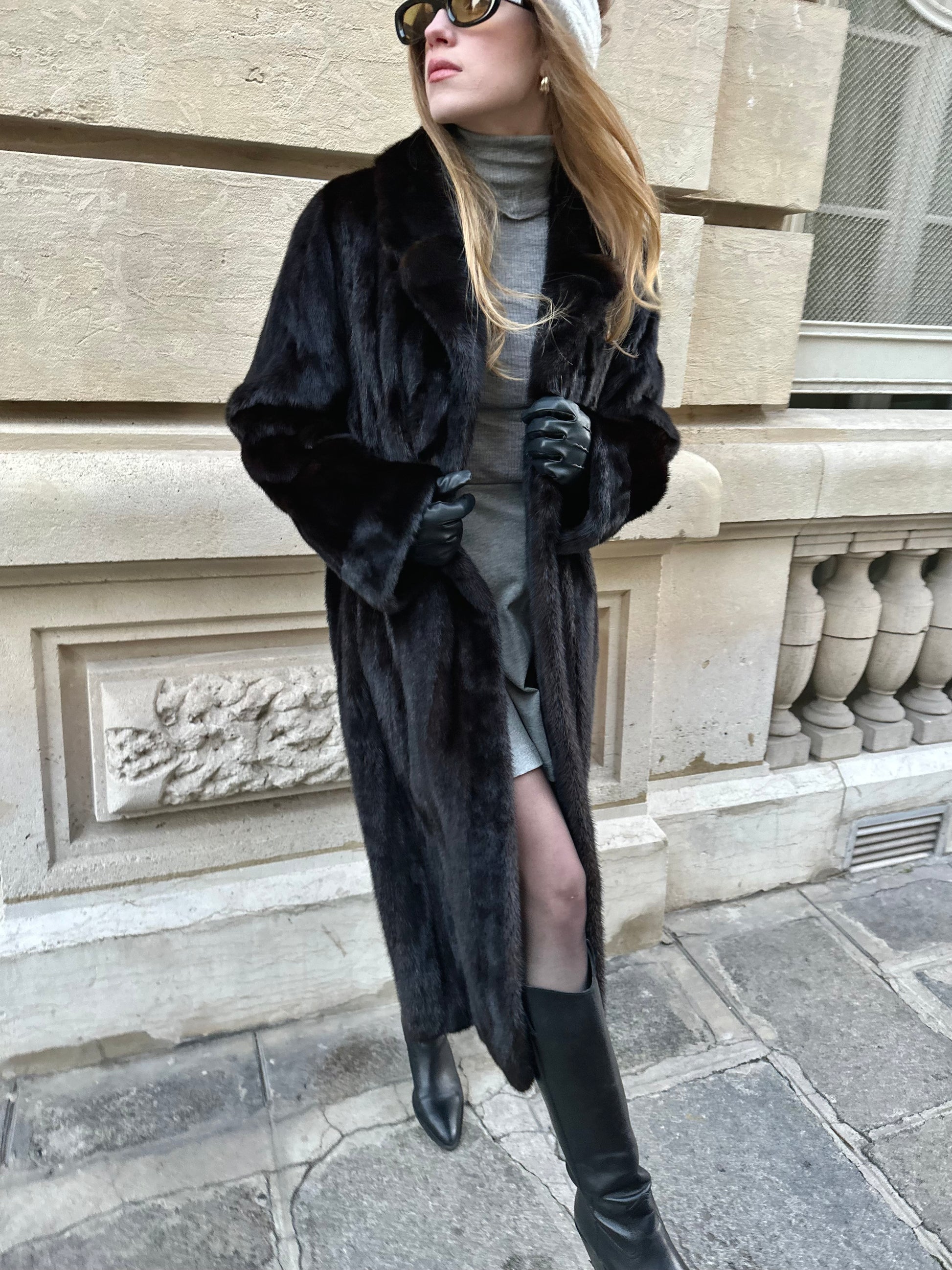 Upcycled Vintage Mink Coat #8