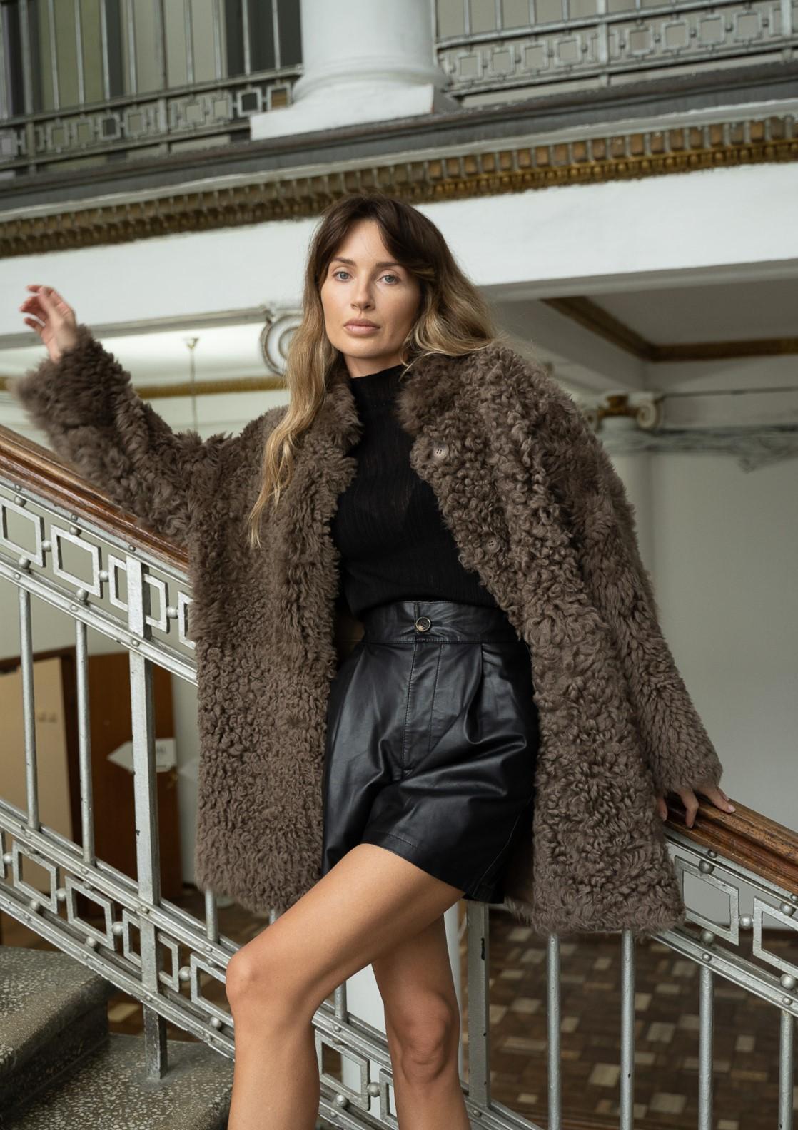 Tigrado Double-Face Shearling Coat