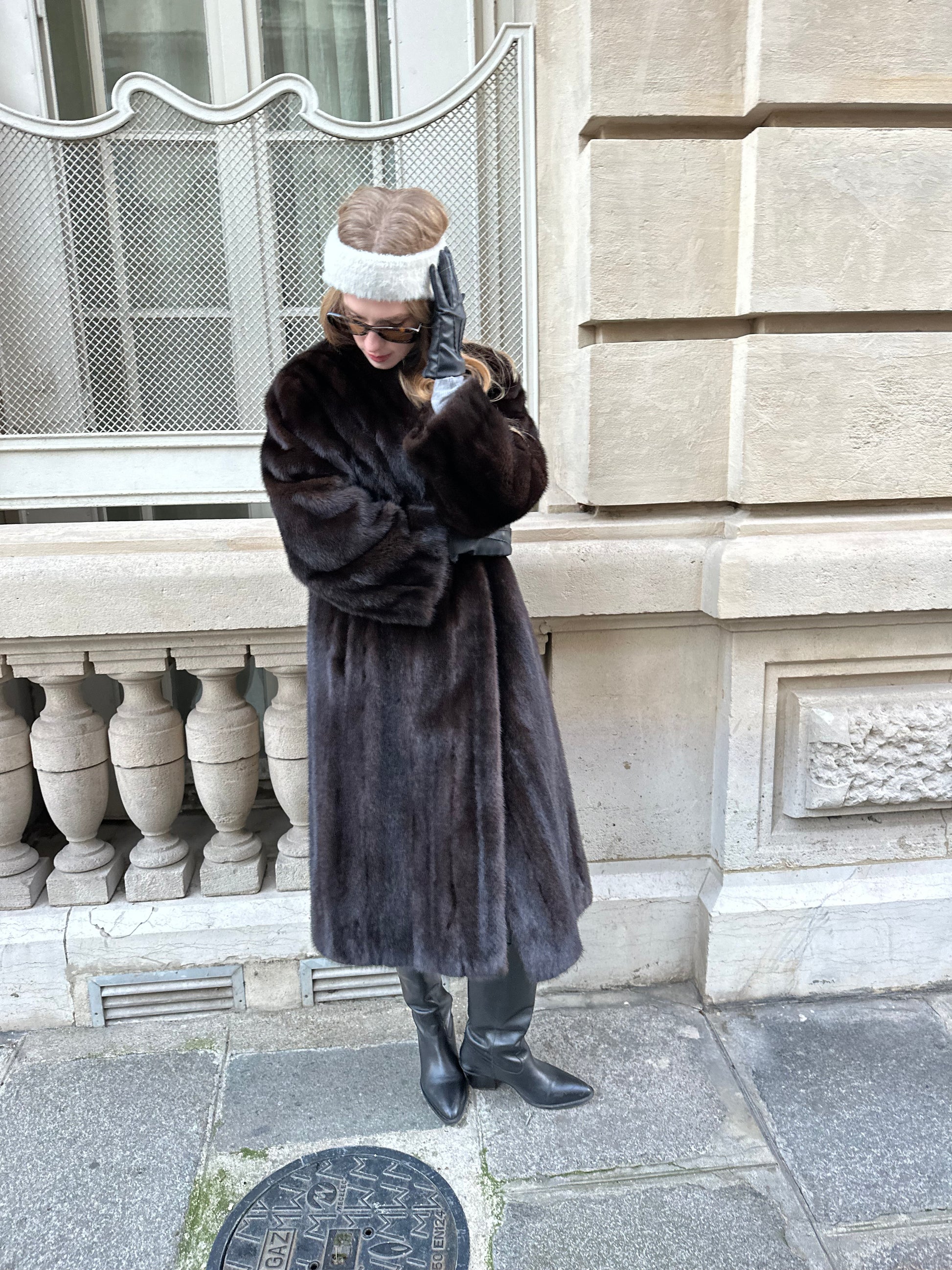 Upcycled Vintage Mink Coat #9