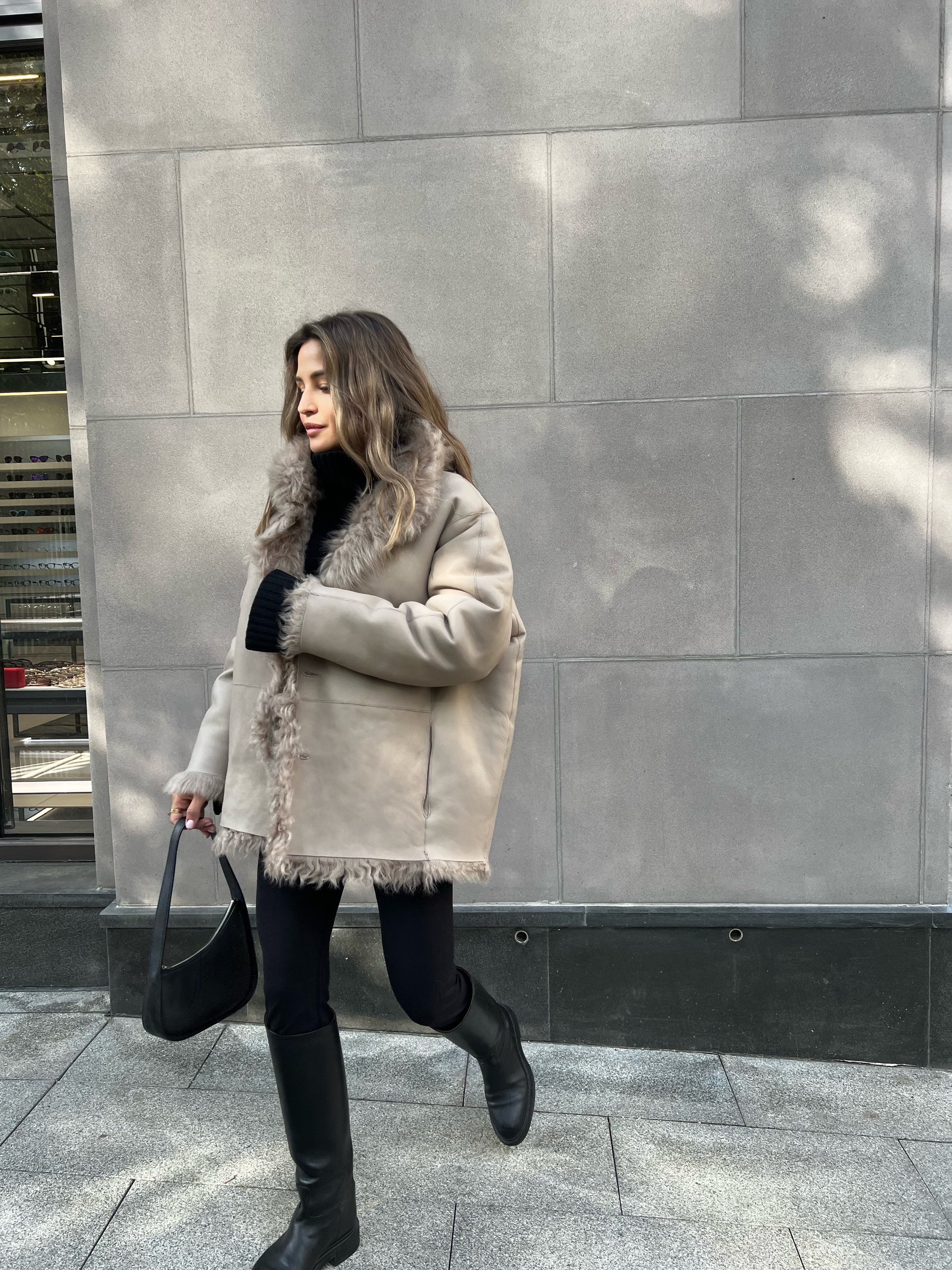 Tigrado Double-Face Shearling Jacket