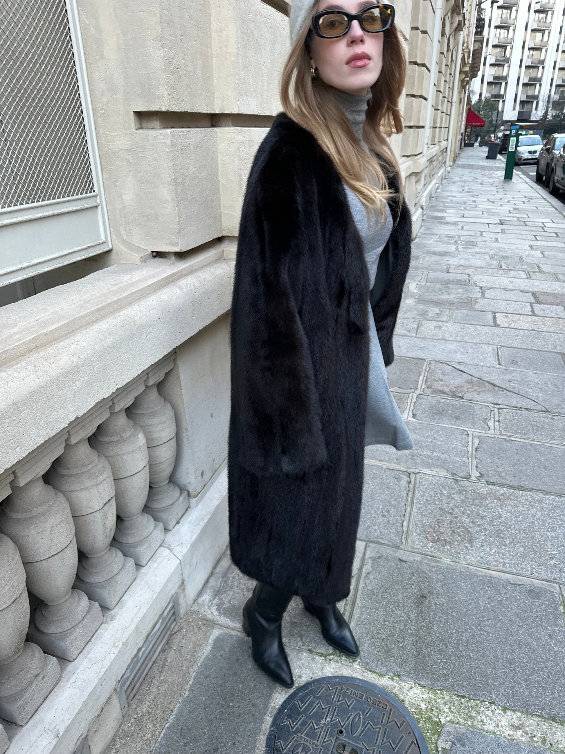 Upcycled Vintage Mink Coat #9