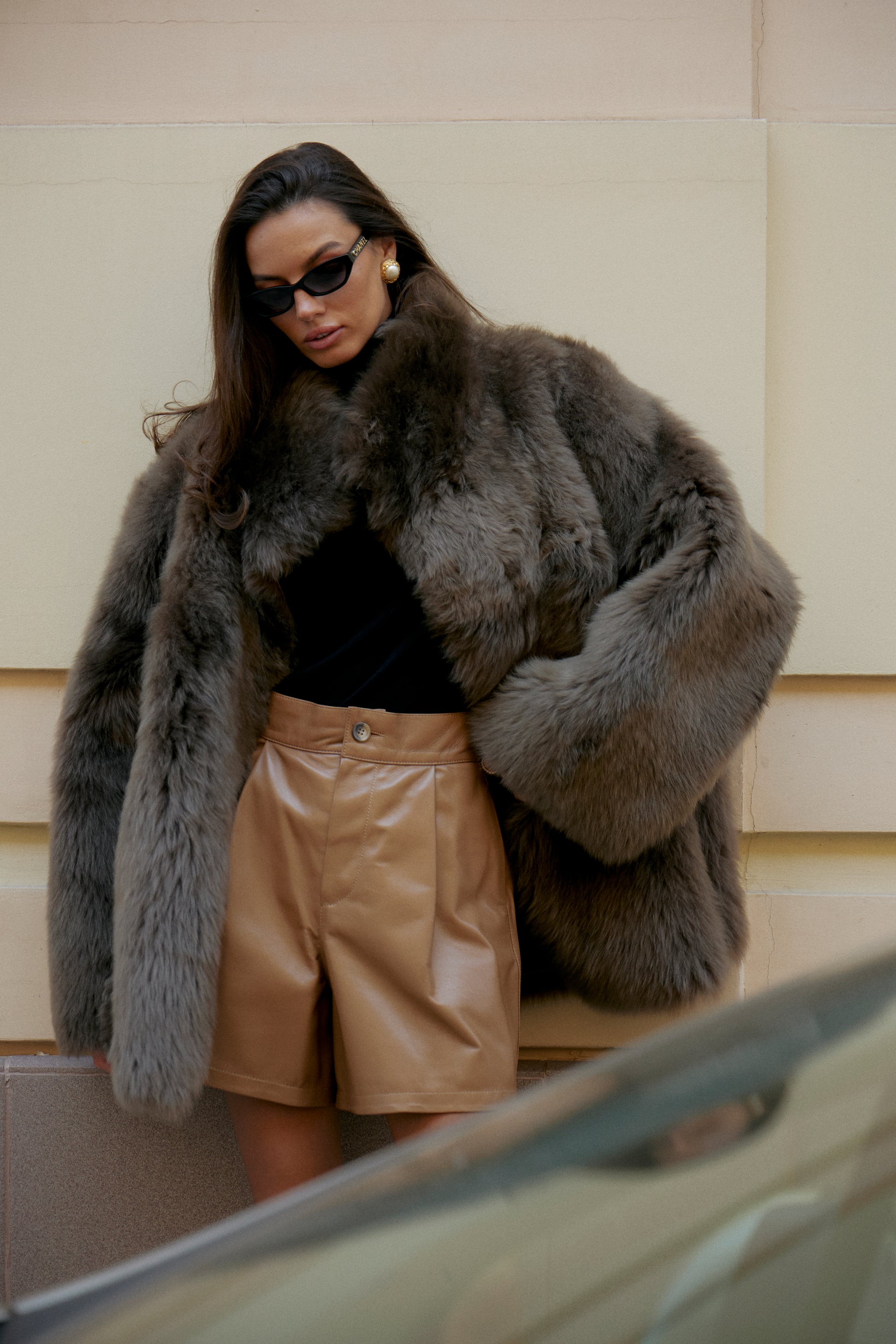 Marilyn Double-Face Shearling Coat