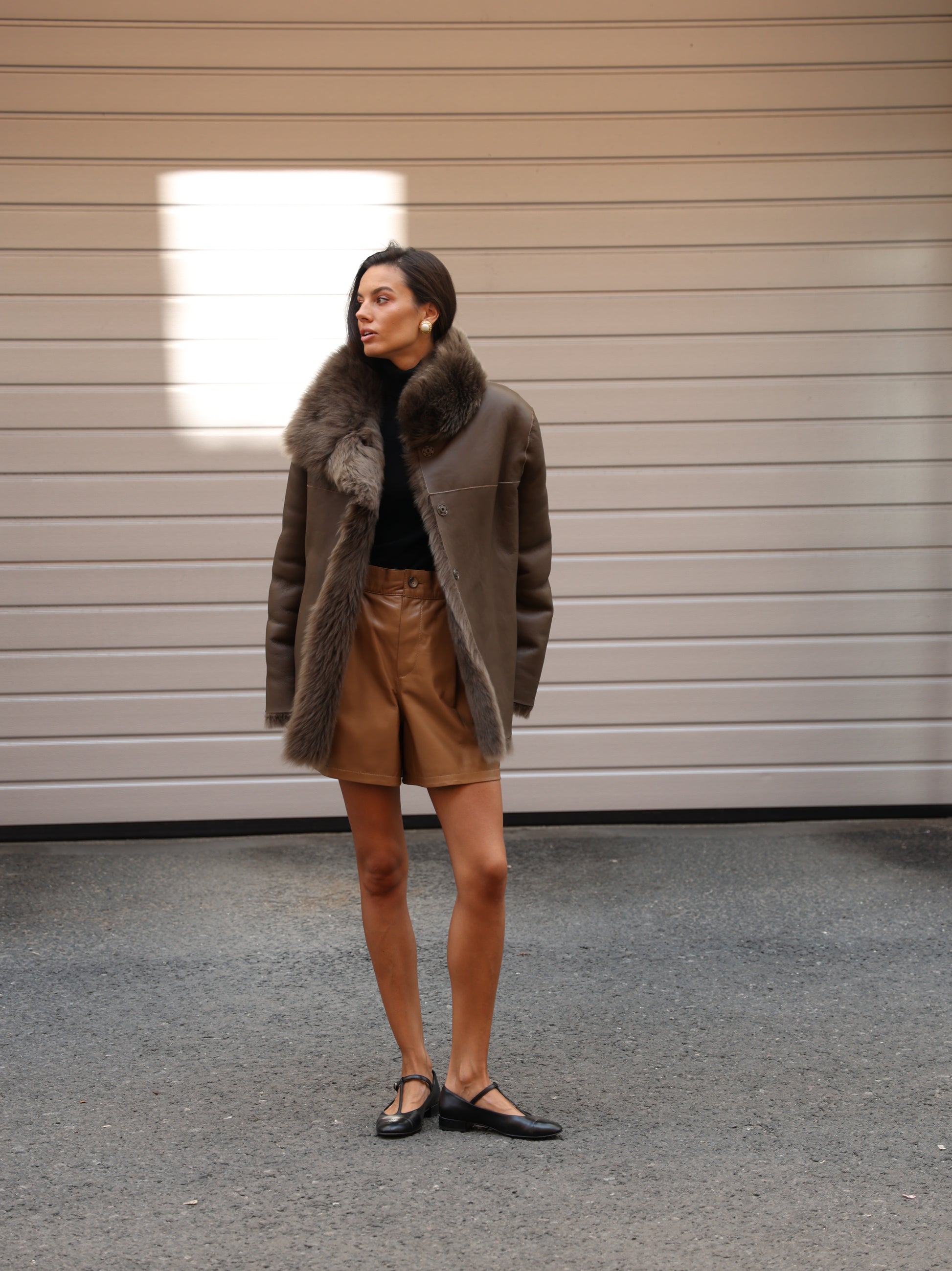 Marilyn Double-Face Shearling Coat