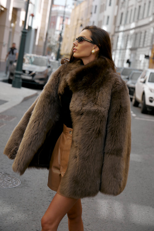 Marilyn Double-Face Shearling Coat