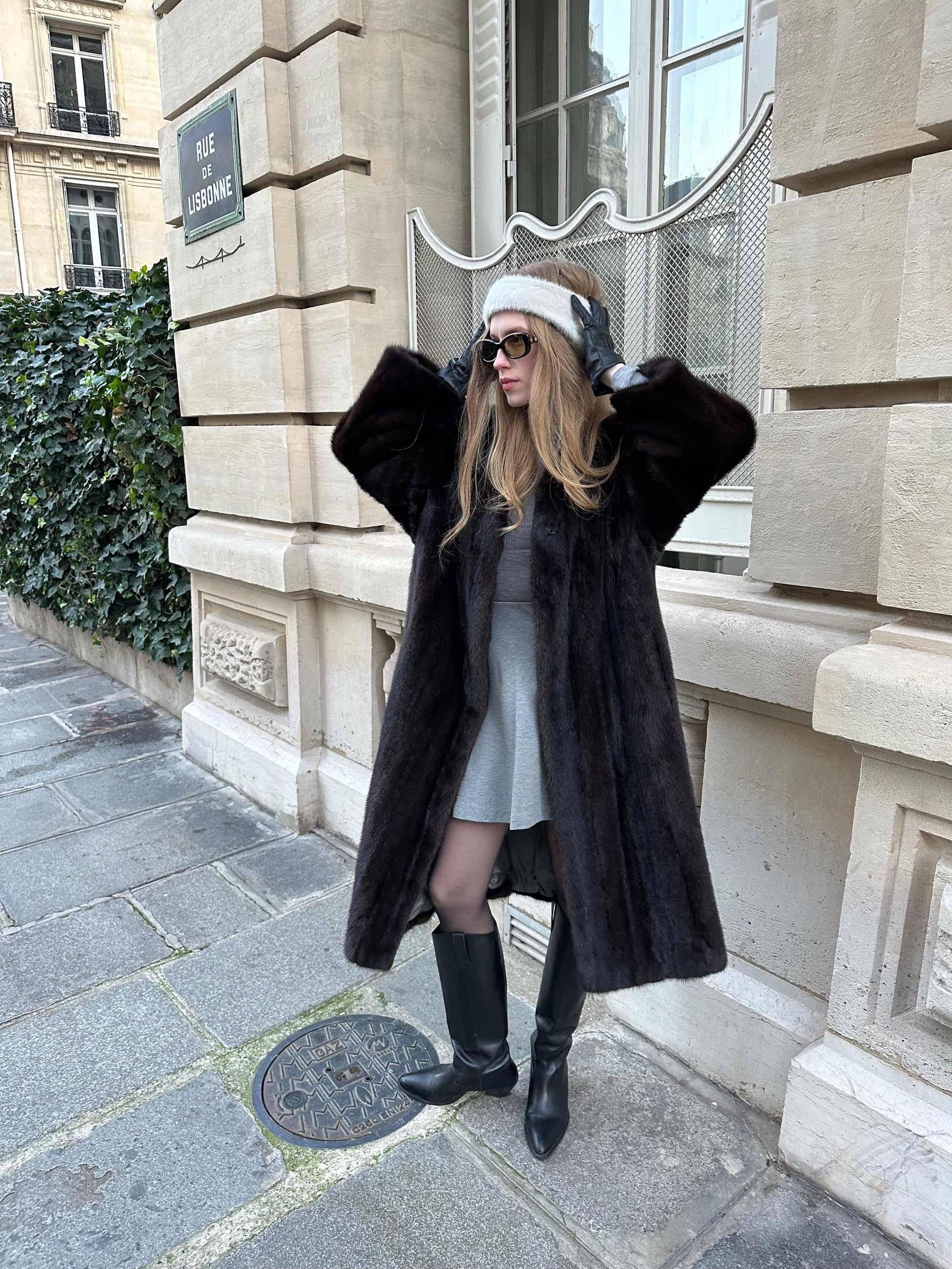 Upcycled Vintage Mink Coat #9