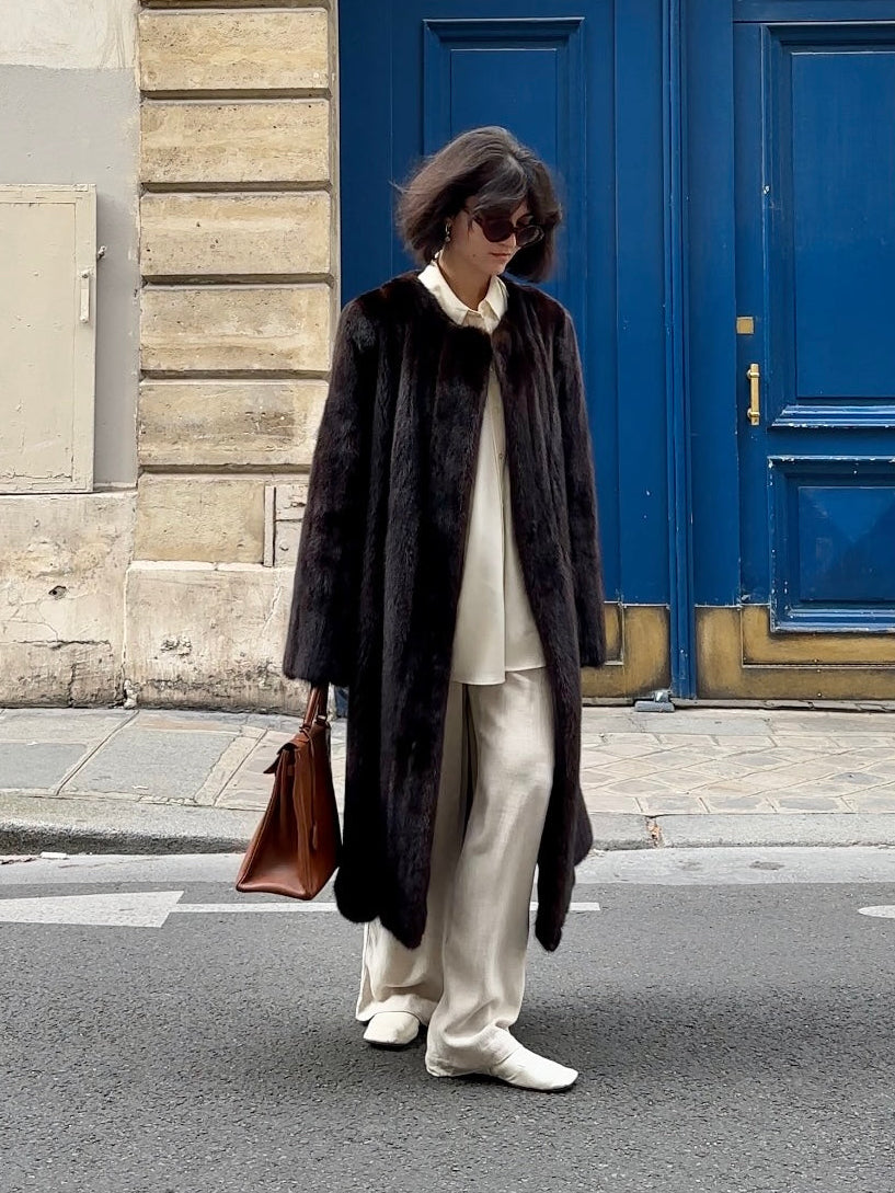 Upcycled Vintage Mink Coat #3