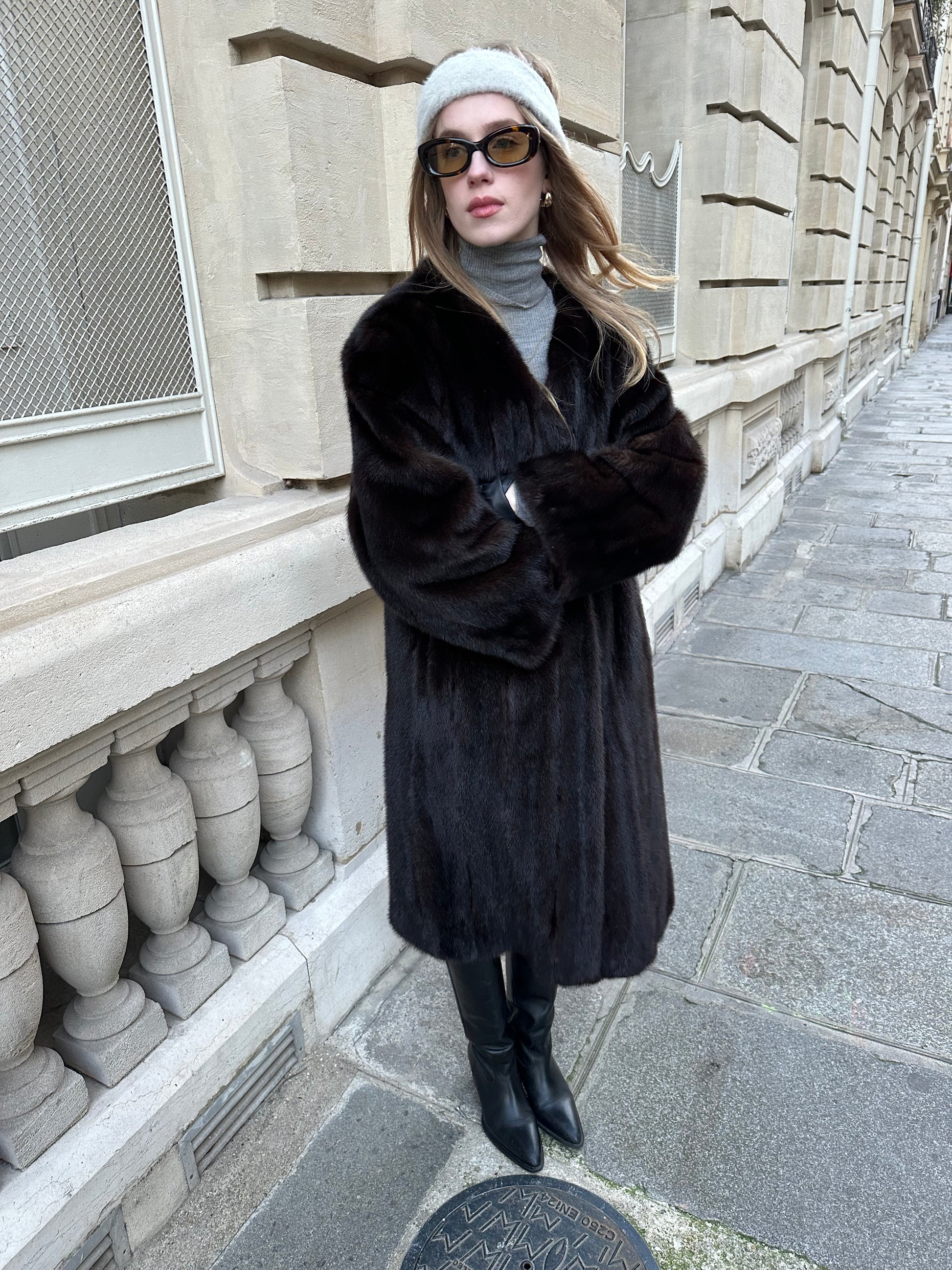 Upcycled Vintage Mink Coat #9