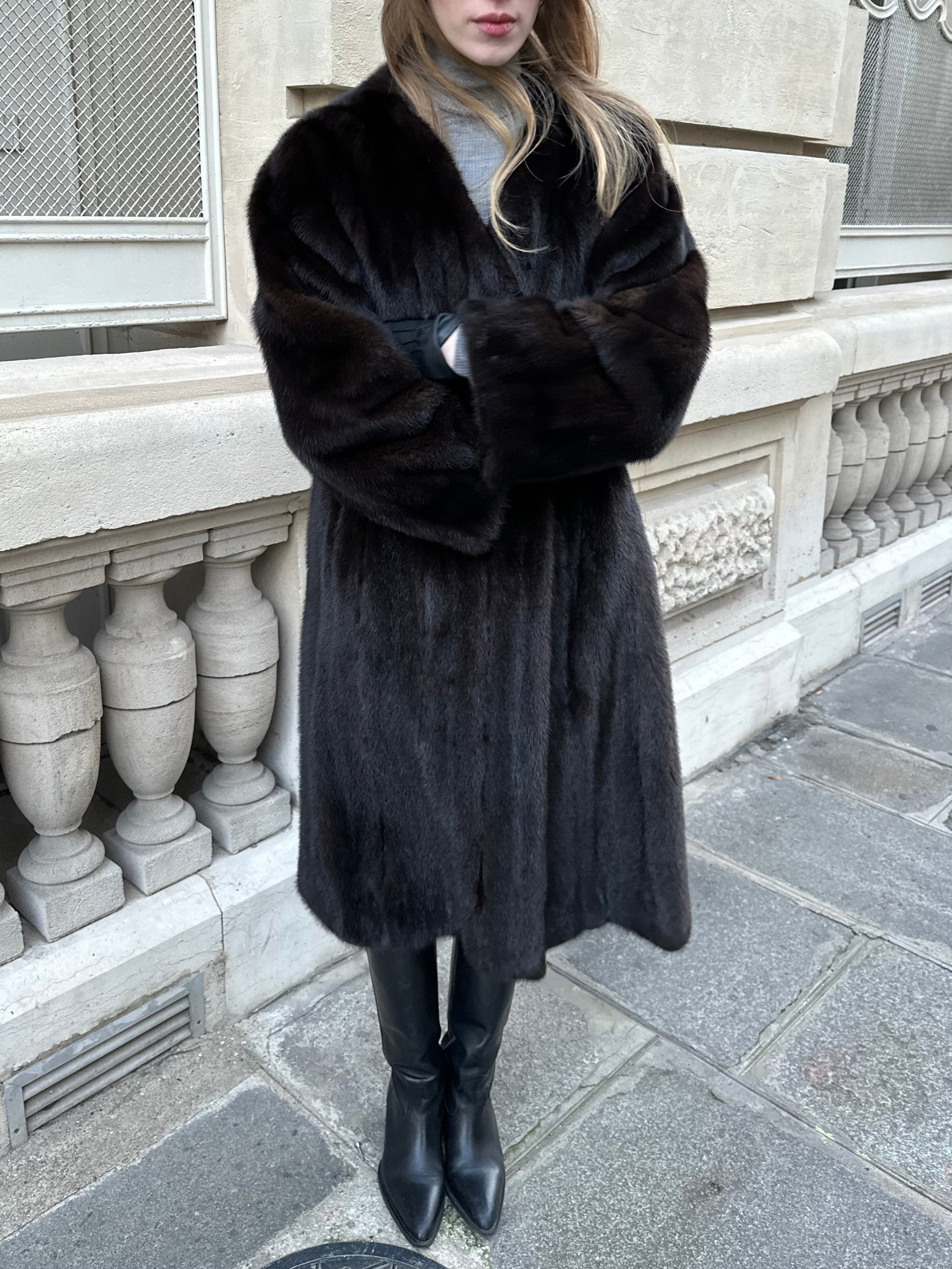 Upcycled Vintage Mink Coat #9