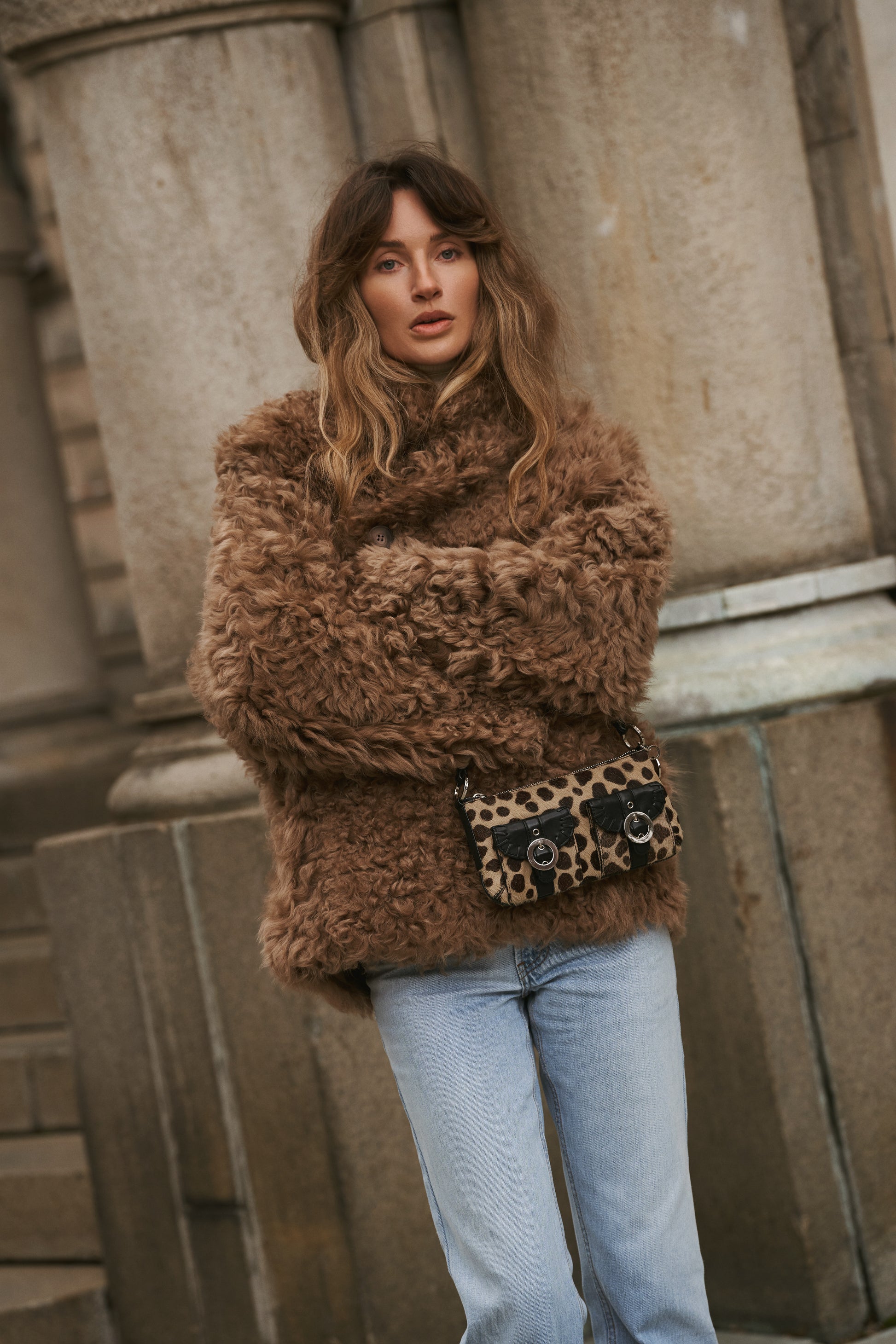 Tigrado Double-Face Shearling Jacket